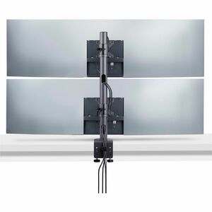 StarTech.com Desk Mount for Monitor, Curved Screen Display - Black - Landscape/Portrait - TAA Compliant - Height Adjustabl