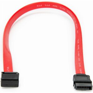 Rocstor 12in SATA to Right Angle SATA Serial ATA Cable - 1 ft SATA Data Transfer Cable for Motherboard, Hard Drive, Comput