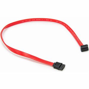 Rocstor 18in SATA to Right Angle SATA Serial ATA Cable - 1.50 ft SATA Data Transfer Cable for Workstation, Server, Motherb