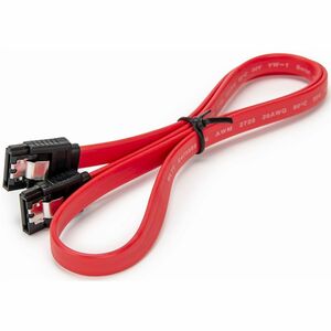 Rocstor 24in Latching SATA Cable - M/M - 2 ft SATA Data Transfer Cable for Workstation, Server, Hard Drive, Motherboard, C
