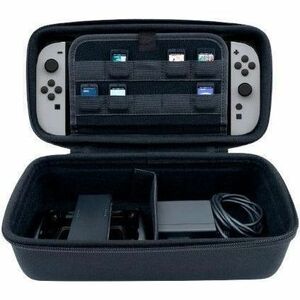 NACON Carrying Case (Pouch) Nintendo Gaming Console - Black - Anti-scratch - Texture - Handle - Extra Large Size