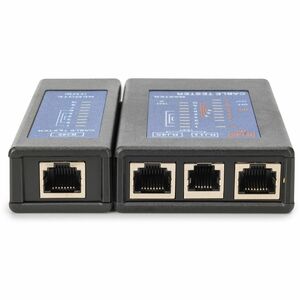 Digitus Kabeltester - LED - PoE-Test, Netzwerkprüfung, Kabeltests - 1 x PoE Ports - 1 x Netzwerk (RJ-45) - Netzwerk (RJ-11)