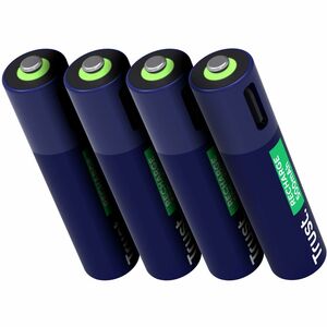 Trust Battery - 4Pack - Battery Rechargeable - AAA - 500 mAh Shelf Life