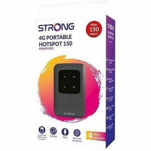 Modem/Router wireless Strong - Wi-Fi 4 - IEEE 802.11b/g/n - 1 SIM - 4G - WCDMA, LTE - Mono banda - 2,40 GHz ISM band - 18,