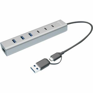 Hub USB i-tec - USB Tipo C - 640 MB/s - Computer portatile, Tablet, Tastiera, Mouse, Unità flash, Smartphone, Desktop - 8 