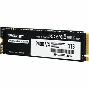 Patriot Memory P400 V4 1 TB Solid State Drive - M.2 2280 Internal - PCI Express NVMe (PCI Express NVMe 4.0 x4) - Gaming Co