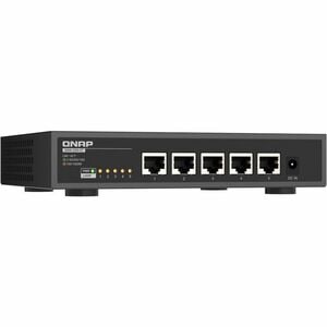 QNAP QSW-3205-5T 5 Ports Ethernet Switch - 10 Gigabit Ethernet - 10GBase-T - 2 Layer Supported - 36 W Power Consumption - 