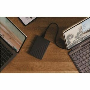 WD Drive+ WDBN8Z0020BBK-WEWM 2 TB Portable Hard Drive - External - Black - Gaming Console, Smartphone, Tablet Device Suppo