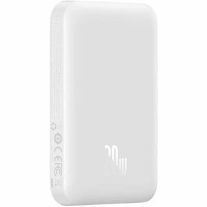 Power Bank Baseus - Bianco - Per iPhone - 6000 mAh - 1 x USB - Bianco