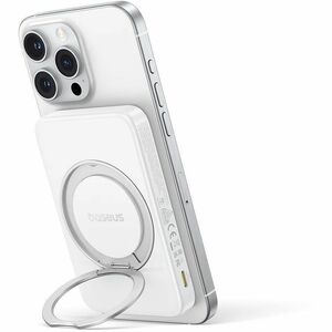 Power Bank Baseus PicoGo - Bianco - Per Smartphone, iPhone - 5000 mAh - 20 W - 2 x USB - Bianco