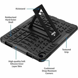 Strike Rugged Case for Apple iPad (11th/10th Gen) (Black) - For Apple iPad (10th Generation), iPad (11th Generation), iPad