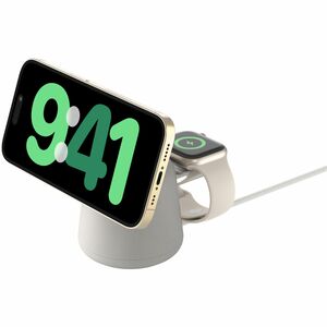 Belkin BoostCharge Pro Induction Charger - White - For Qi2-enabled Device, iPhone - Input connectors: USB - Fast Charging,