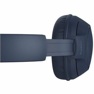 Belkin SoundForm Surround Wired/Wireless On-ear, Over-the-head, Over-the-ear Stereo Headset - Blue - Binaural - Ear-cup - 