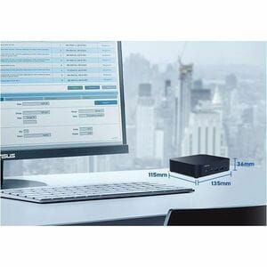 Sistema Barebone Asus NUC 14 Essential RNUC14MNK1500002 - Mini PC - Intel N-series N150 Quad core (4 Core) - Intel Chip -