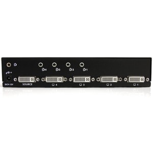 StarTech.com Signal Splitter - Aluminium - Black - TAA Compliant - 1920 x 1200 - 10 m Maximum Operating Distance - Audio L