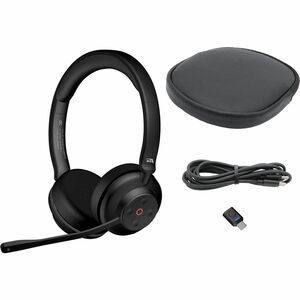 Cyber Acoustics Professional Wireless Headset With AI Noise Cancelation - Stereo - Wireless - Bluetooth - Over-the-head - 