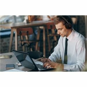 UH48 Dual Teams USB-C/A ANC USB Wired Headset. Four Noise-Canceling� Microphones, Hybrid� ANC, Dual� Busylights, �Leather�