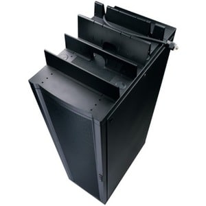 APC by Schneider Electric AR8163ABLK Cable Organizer - Black - Cable Pass-through