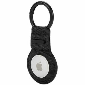 Incase Woolenex AirTag Asset Tracking Tag Holder - 91.4 mm x 40.6 mm x 5.1 mm x - Metal, Polyester - Graphite - Key Ring