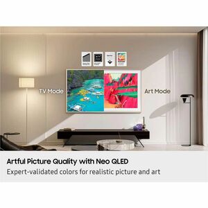 Samsung The Frame QN85LS03FWF 85" Smart LED-LCD TV - 4K UHDTV - High Dynamic Range (HDR) - Neo Quantum HDR - Neo QLED Back
