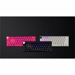 Logitech G PRO X 60 Gaming Keyboard - Wired/Wireless Connectivity - USB Interface - RGB LED - Swiss - QWERTZ Layout - Blac