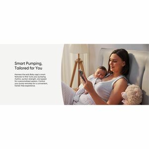 Eufy Breast Pump E10 - Pink - Silicone - Washable, Compact Design, OptiRhythm Technology, Leak Proof, Quiet Operation, Eas