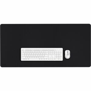 Trust Benya Desk Pad - Rectangular - 900 mm Width430 mm Depth - Polyvinyl Chloride (PVC), Vegan Leather - Black