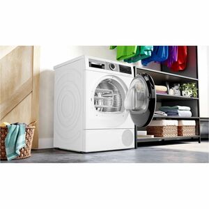 Asciugatrice elettrica Bosch WQG245C0IT Caricamento Frontale Condensatore - Bianco