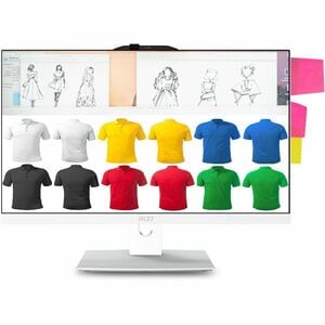 Modern AM242TP 1M AIO White - 23.8in 10 Point Touch Screen - Core 5 120U - 8GB RAM - 512GB SSD - WiFi6 - Webcam - Height A