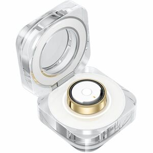 Samsung Galaxy Ring SM-Q514 Smart Ring - Finger Wearable - Zephyr RTOS - Titanium Gold, Gold - Accelerometer, Optical Hear