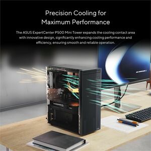 Asus ExpertCenter P500MVC- P71SR-CB Desktop Computer - Intel Core i7 13th Gen i7-13620H - 16 GB - 1 TB SSD - Mini-tower - 