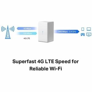 Modem/Router wireless Mercusys MB110-4G - Wi-Fi 4 - IEEE 802.11b/g/n - Ethernet, Cellulare - 4G - UMTS 2100, UMTS 850, UMT
