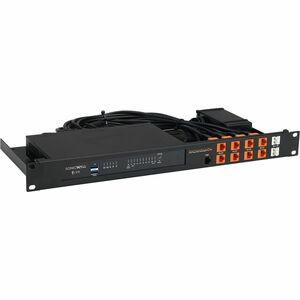 RACKMOUNT.IT Rack Shelf - For Firewall - 1U Rack Height - Rack-mountable - Jet Black