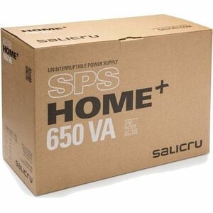 Salicru SPS HOME+ SPS 650 HOME+ Line-interactive UPS - 650 VA/360 W - Wall Mountable - AVR - 8 Hour Recharge - 230 V AC In