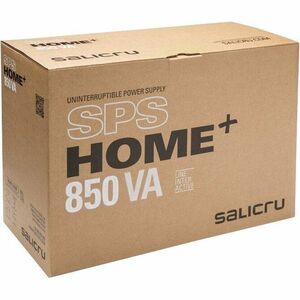 Salicru SPS HOME+ SPS 850 HOME+ Line-interactive UPS - 850 VA/480 W - Wall Mountable - AVR - 8 Hour Recharge - 230 V AC In
