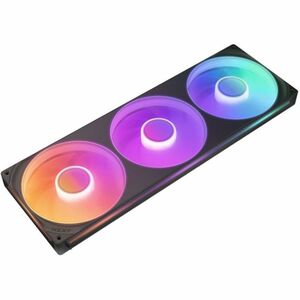 NZXT F420 RGB Core RF-U42HF-B1 Cooling Fan - PC - 3 x Fan(s) - 167.54m³/h Maximum Airflow - 2000 rpm - Fluid Dynamic Beari