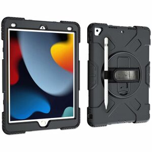 Funda rígida con soporte para iPad® de 10.2" (8ª y 9ª Gen) - Amortiguador, Resistente a Golpes, Resistente a Caídas, Resis