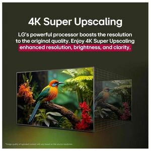 LG UA77 65UA7700PUB 65.1" Smart LED-LCD TV 2025 - 4K UHDTV - High Dynamic Range (HDR) - HDR10, HLG - Direct LED Backlight 