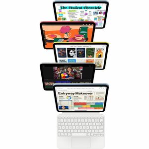 Tablette Apple iPad (11th Generation) A3355 - 27,9 cm (11") - 4 Go - 128 Go Stockage - 5G - Argenté - A16 Bionic Penta-cor