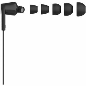 Belkin SOUNDFORM Wired Earbud Stereo Earset - Black - Binaural - In-ear - USB Type C