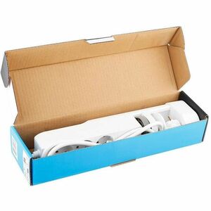 Neomounts DS22-840WH6 Desk socket with clamp and USB-C and USB-A ports - rapid charging. Cable length: 1.4 m, Placement su