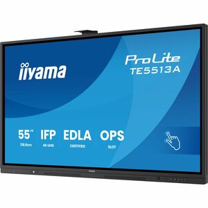 iiyama ProLite TE5513A-B1AG 4K UHD LCD Collaboration Display - Cortex A73 1,40 GHz - 8 GB - Touchscreen - 16:9 Seitenverhä