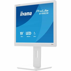 iiyama ProLite B1980S-W1 19 Zoll Class SXGA LED-Monitor - 5:4 Format - Matt-weiß - 48,3 cm (19 Zoll) Viewable - Twisted Ne