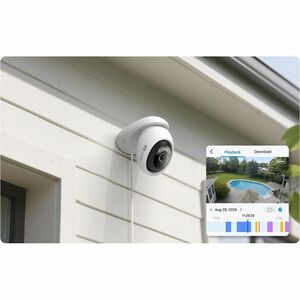 Tapo C560WS 8 Megapixel Outdoor 4K Network Camera - Colour - 1 - Infrared/Color Night Vision - H.264 - 3840 x 2160 - 4 mm 