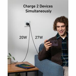 ANKER 523 Charger (Nano 3, 47W) - 47 W - Black Stone