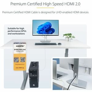 StarTech.com 1,83 m HDMI AV-Kabel - 1 - Cable for Audio-/Video-Gerät, TV, Monitor, Display, AV-Receiver, Kamera, Videogerä