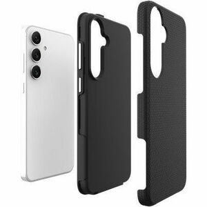 Just in Case Rugged Case for Samsung Galaxy S25+ Smartphone - Texture - Black - Anti-slip, Scratch Resistant, Bump Resista