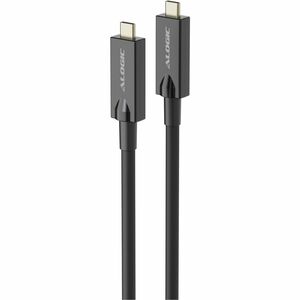 Alogic 15 m Hybrid-Glasfaserkabel Video-/Datenübertragungskabel - 1 - Cable for VR-Headset, Monitor, Videokonferenzsystem,