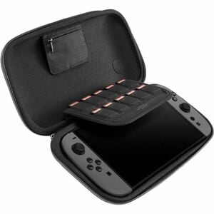 Spigen Klasden Carrying Case (Pouch) Nintendo Gaming Console - Charcoal Grey - Scratch Proof - Fabric, Ethylene Vinyl Acet