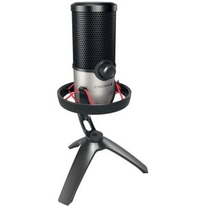 Microfono CHERRY UM 6.0 Advanced - Cavo - Argento, Nero - 2,50 m - 20 Hz a 20 kHz - Cardioid, Omni-directional - Supporto 